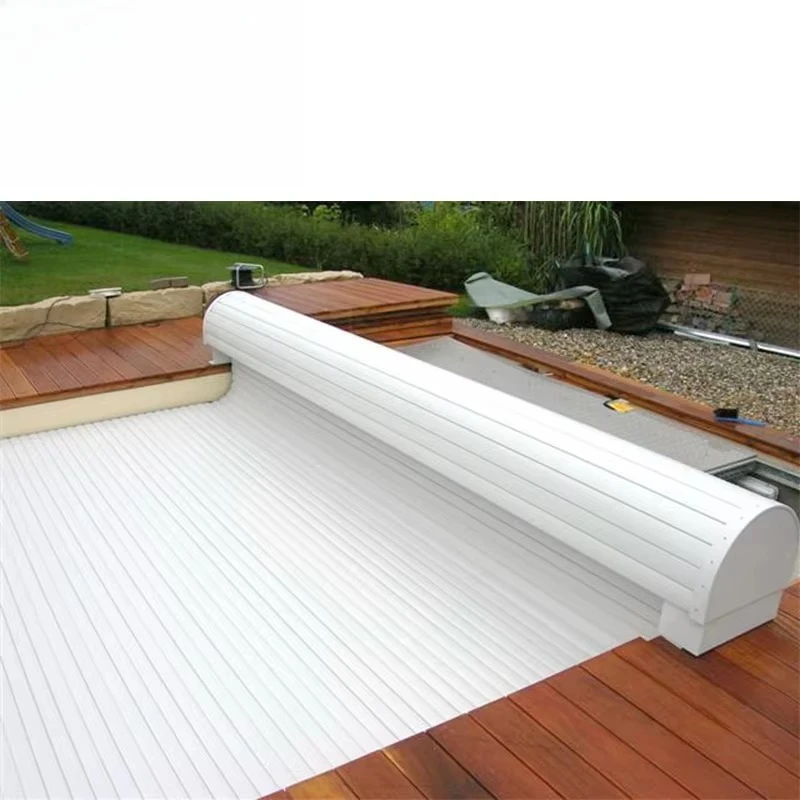Pool Cover Reel Above Ground - Cubierta de Seguridad Retráctil Eléctrica Automática