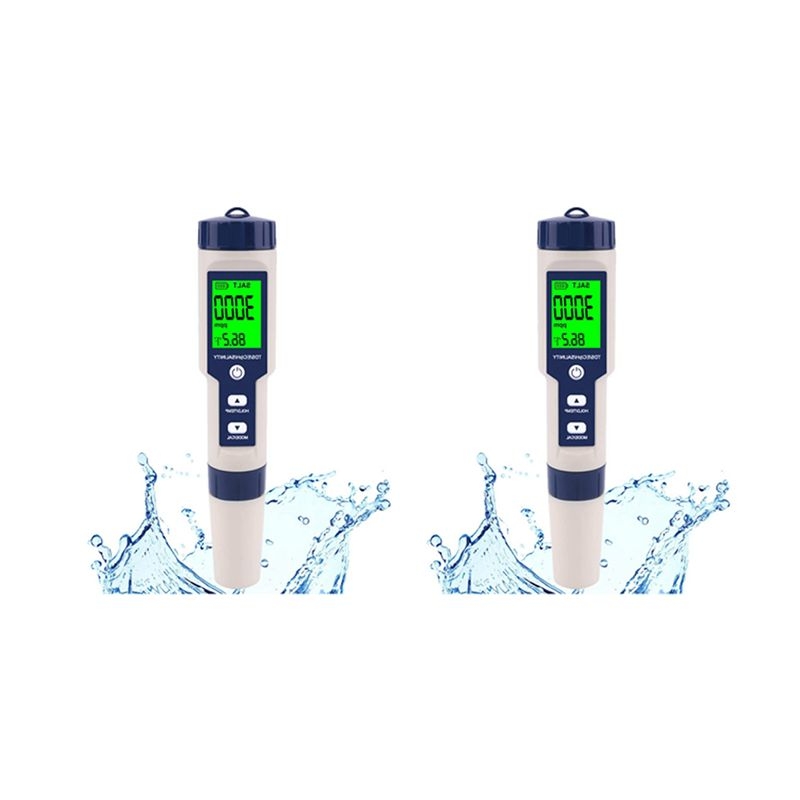 Pool Test Kit Digital - Medidor de salinidad para piscinas A89E-2X,