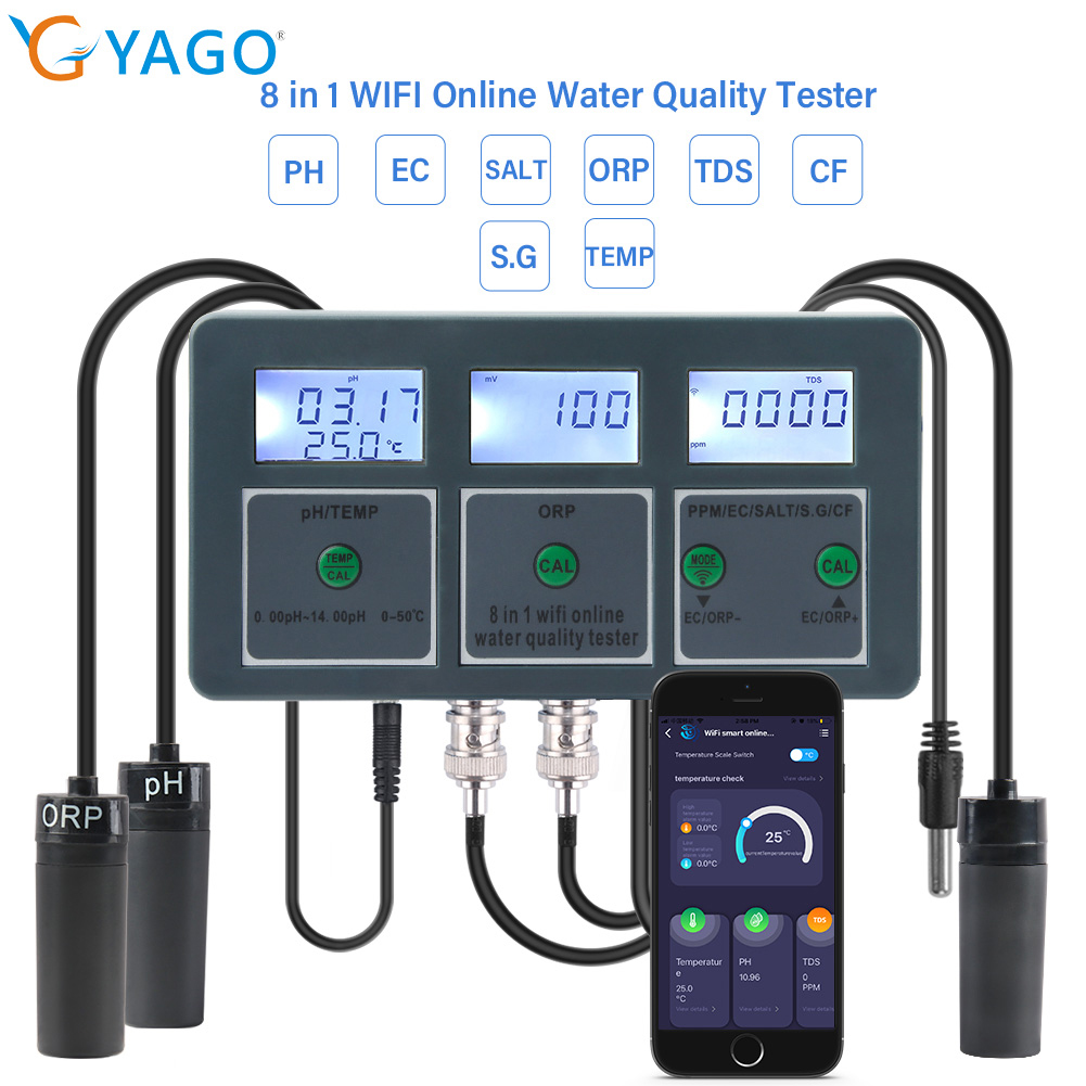 Pool Test Kit Digital - Medidor de Calidad del Agua para
