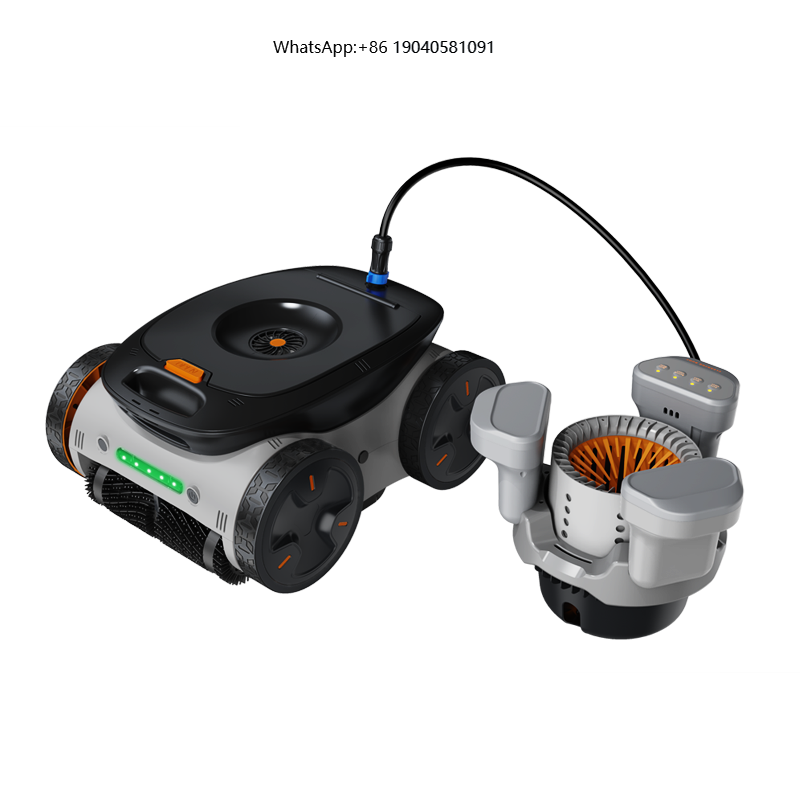 Pool Robot Cleaner Cordless - Robot limpiador de piscinas inalámbrico con