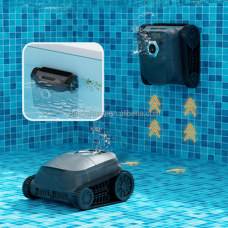 Robotic Pool Cleaner Wall Climbing - Robot limpiador automático para piscina, aspirador