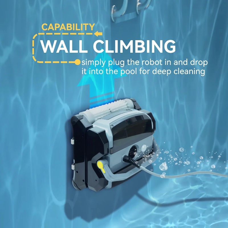 Pool Cleaner Robot With App - Limpiador robótico inalámbrico para piscinas con