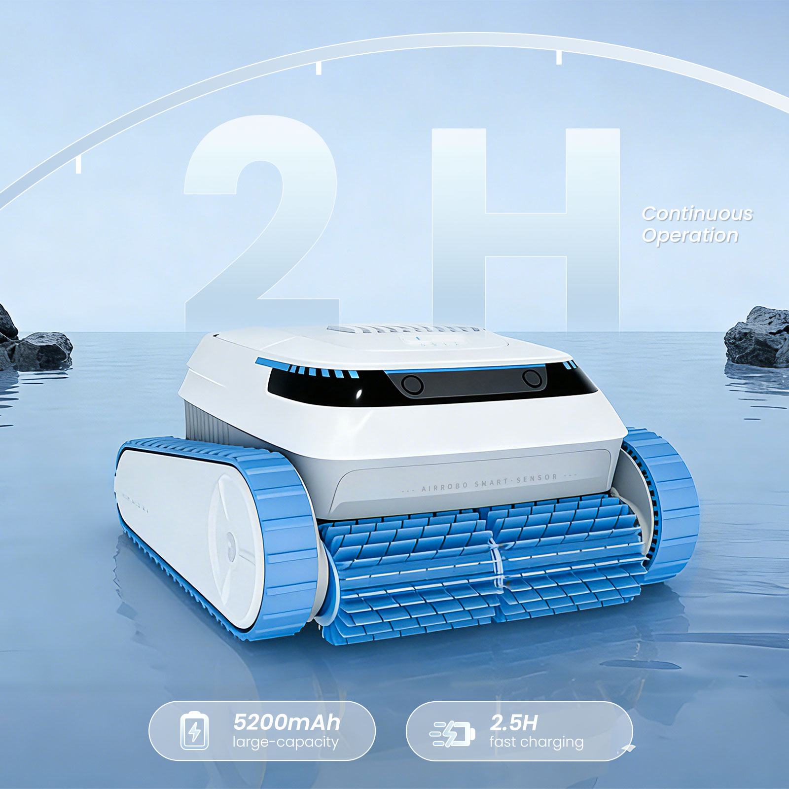 Pool Cleaner Robot With App - Limpiador de Piscinas Robótico Inalámbrico AIRROBO