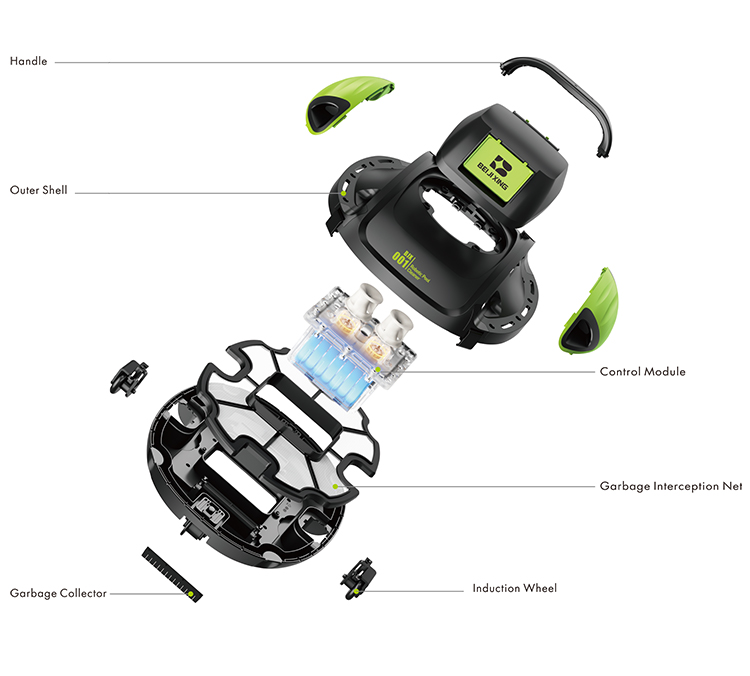 Robot Limpiador de Piscinas In - Robotic Pool Cleaner Wall Climbing reseña y precio