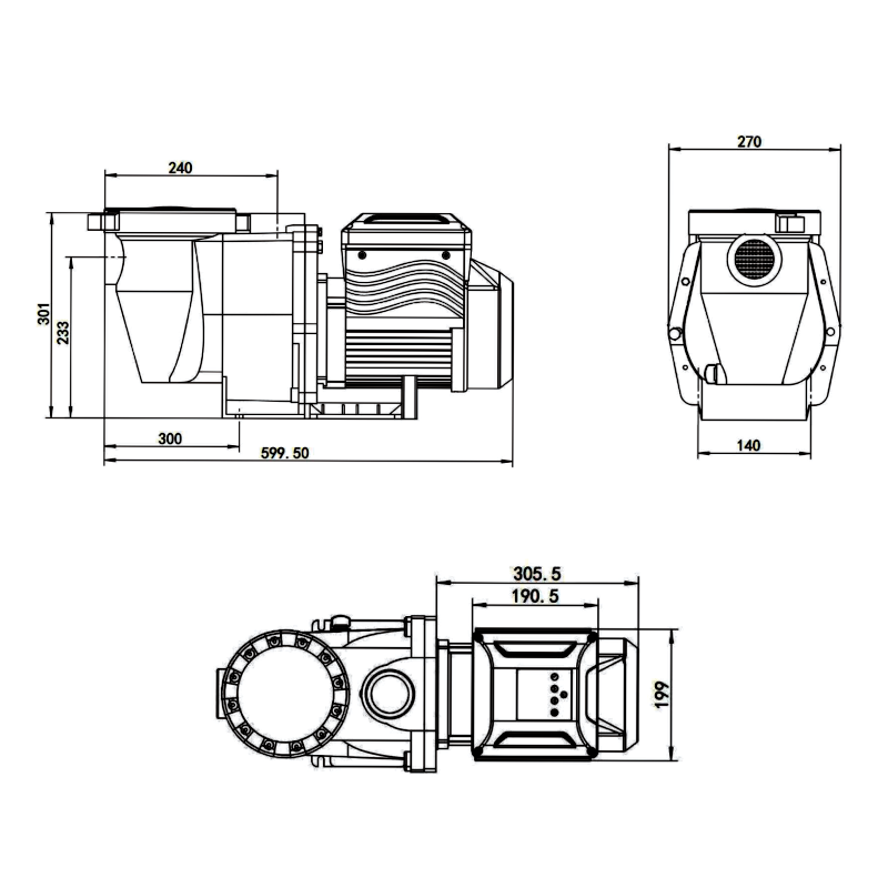 Bomba de Agua de Velocidad Var - Pool Pump 2Hp Variable Speed reseña y precio