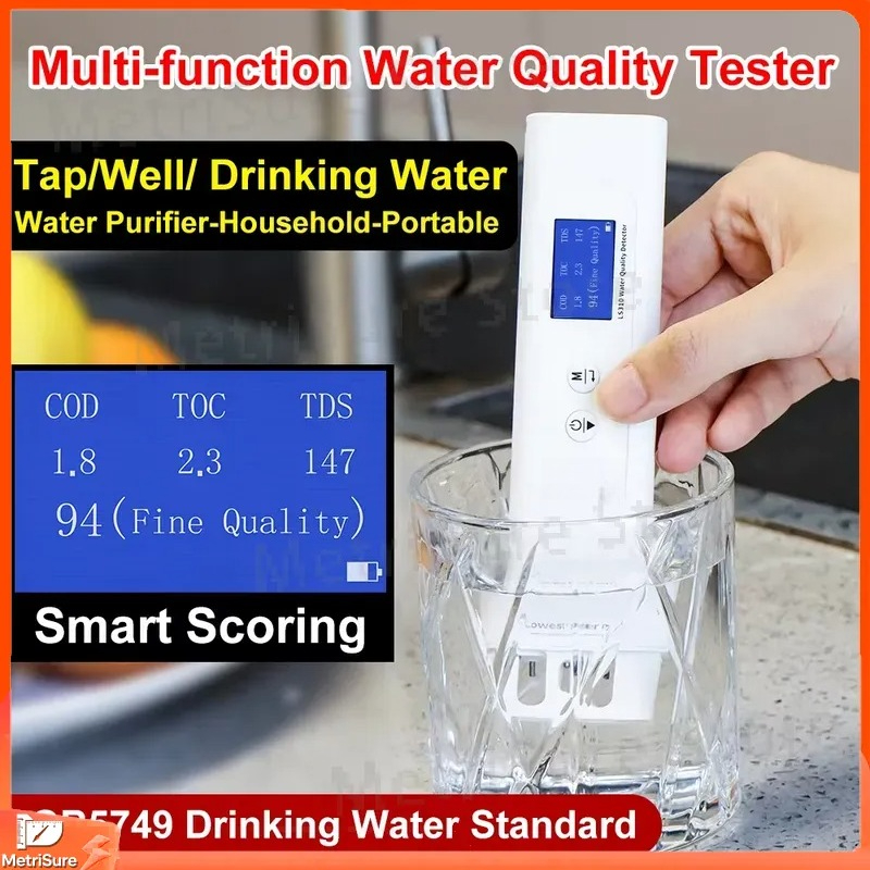 Medidor de Calidad del Agua 6  - Pool Test Kit Digital reseña y precio