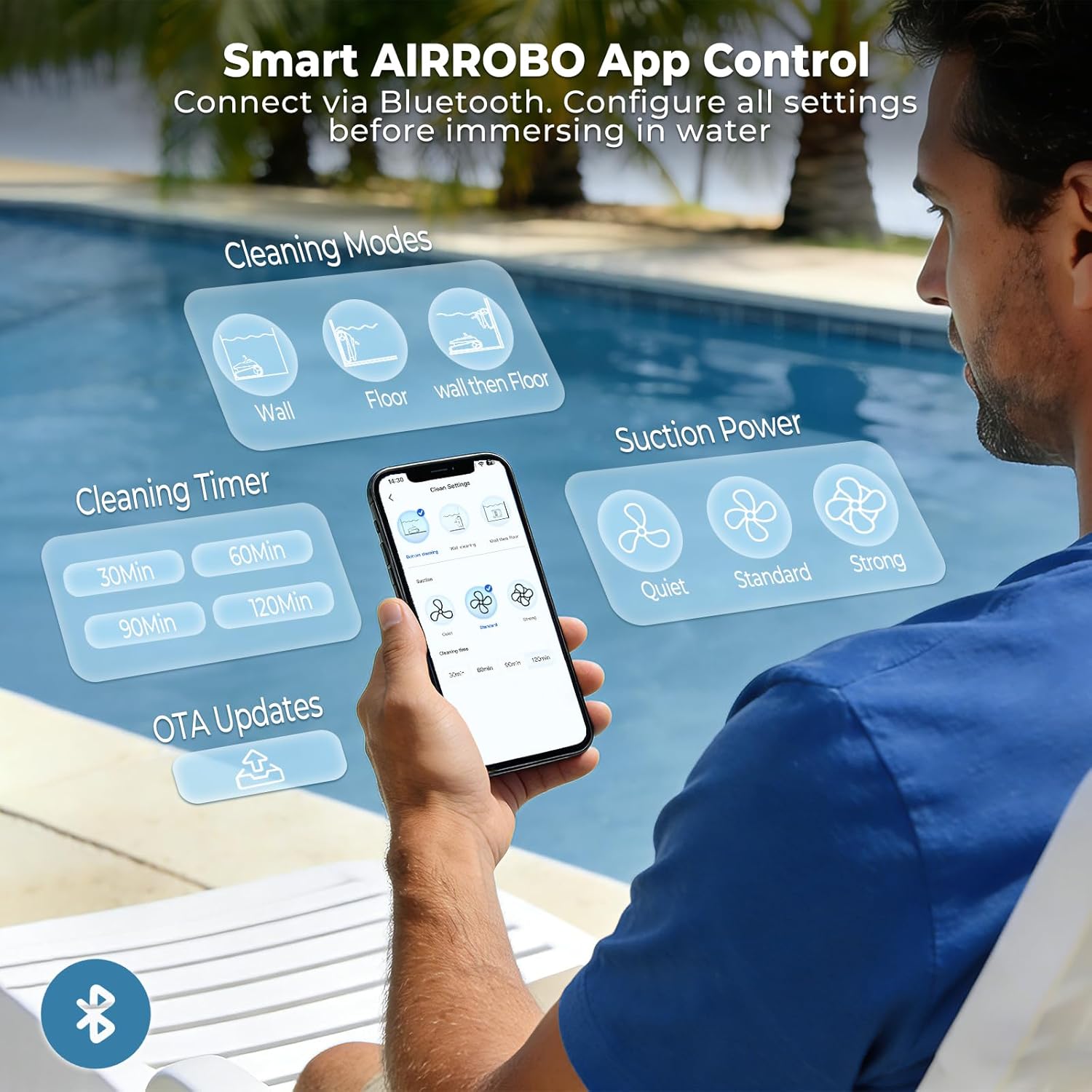 Limpiador robótico de piscinas - Pool Robot Cleaner Cordless reseña y precio