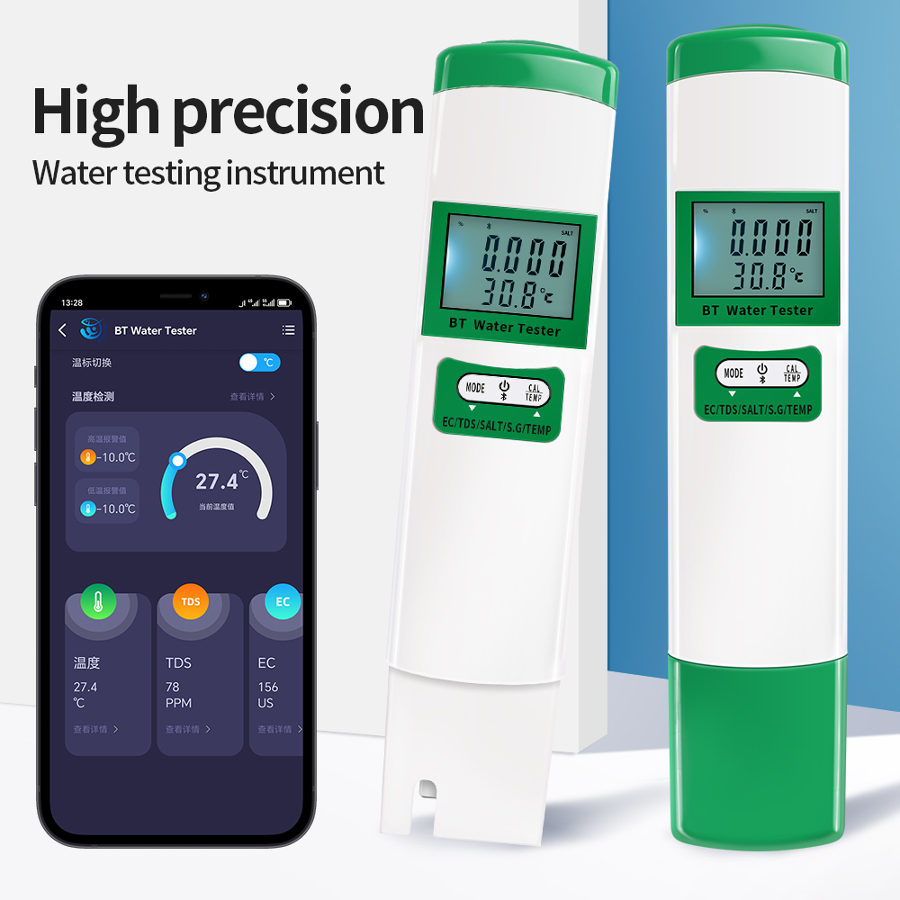 Medidor de temperatura de sali - Pool Test Kit Digital reseña y precio