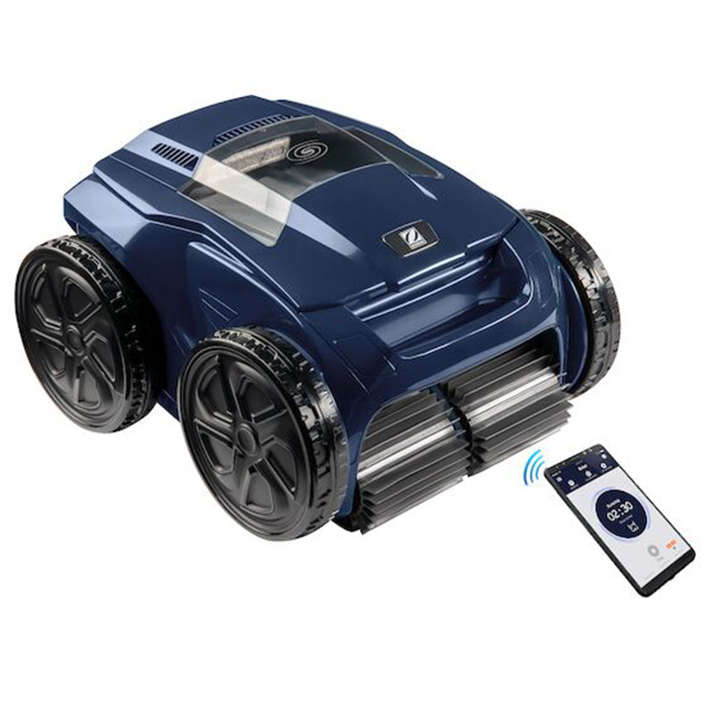 Limpiador de piscinas inalámbr - Robotic Pool Cleaner Wall Climbing reseña y precio